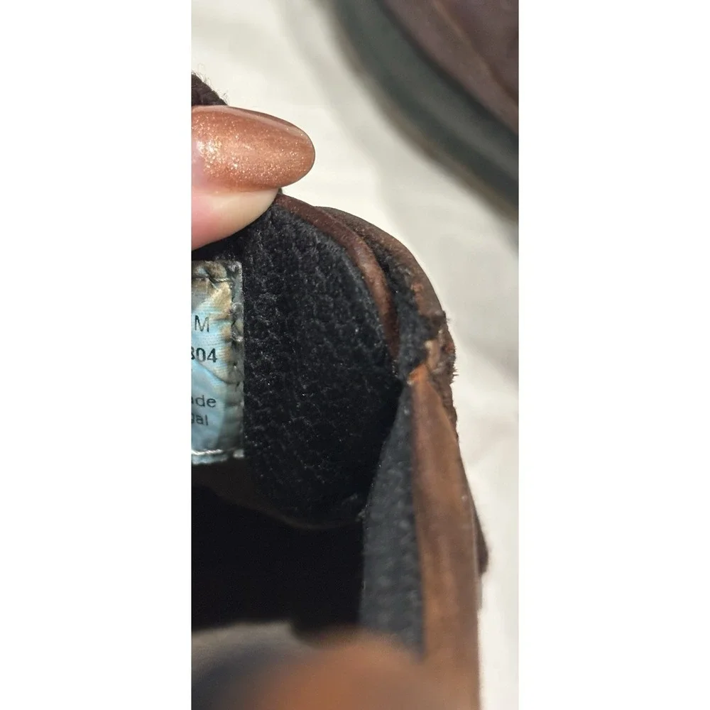 Vintage LL Bean Brown Leather Walking Gore-Tex Oxford Hiking Made In USA Men 7.5